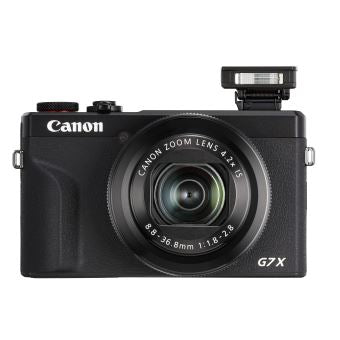 Canon PowerShot G7 X Mark III Digital Camera Black – 20.1MP 4K UHD Vlogging Camera with Wi-Fi, Bluetooth & Live Streaming