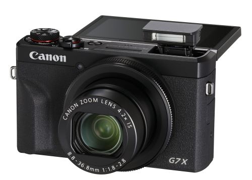 Canon PowerShot G7 X Mark III Digital Camera Black – 20.1MP 4K UHD Vlogging Camera with Wi-Fi, Bluetooth & Live Streaming