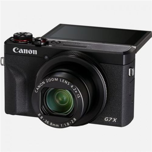 Canon PowerShot G7 X Mark III Digital Camera Black – 20.1MP 4K UHD Vlogging Camera with Wi-Fi, Bluetooth & Live Streaming